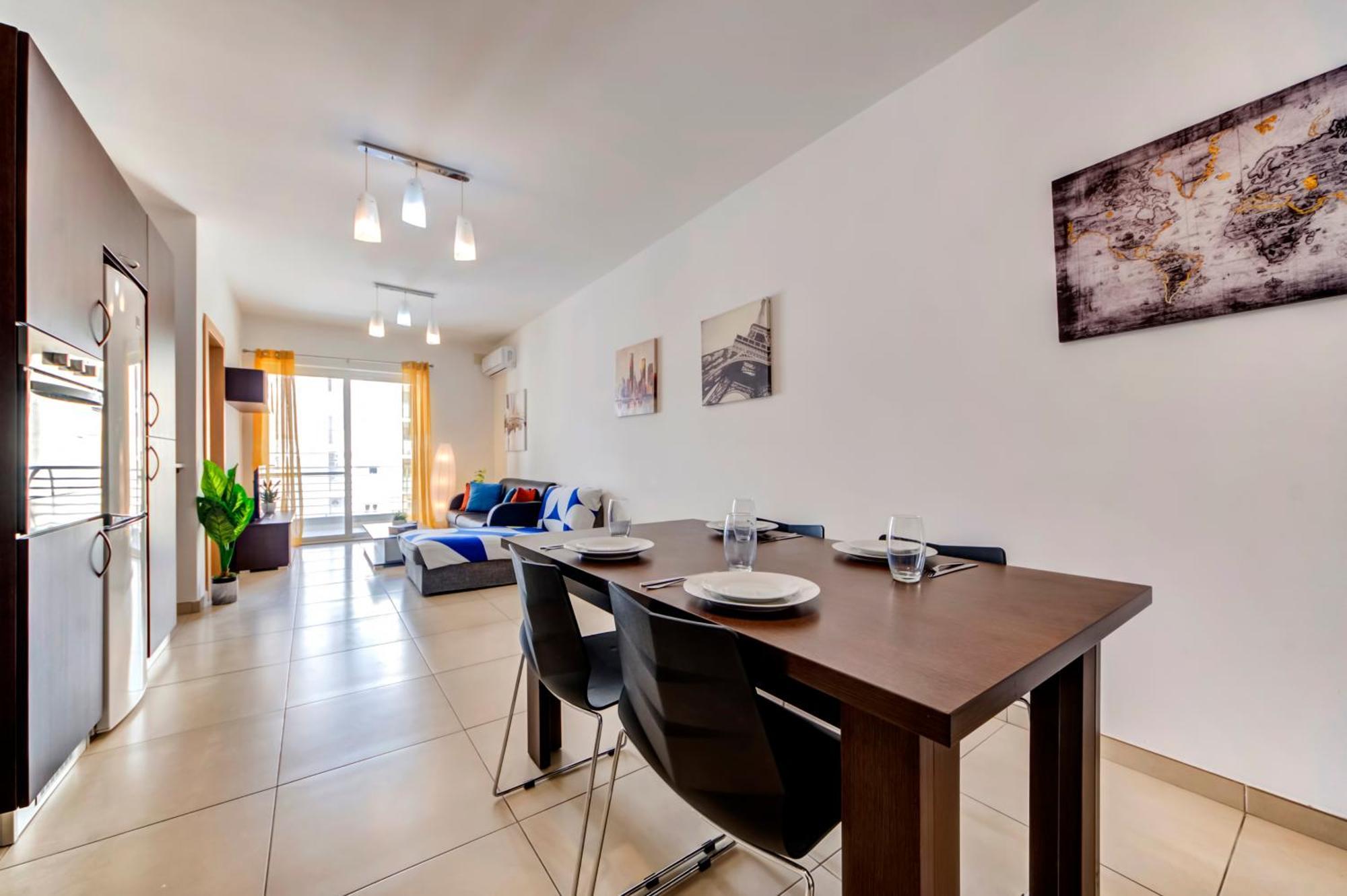 Modern 2Br Apt With Balconies In St Julians, Paceville - Apt 5 By Vaganza Сент Джулианс Экстерьер фото